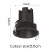 Φωτιστικό LED Χωνευτό Σταθερό 10W 800lm 230V 24° CCT Μαύρο X00250B